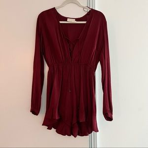 TJD Red Romper
